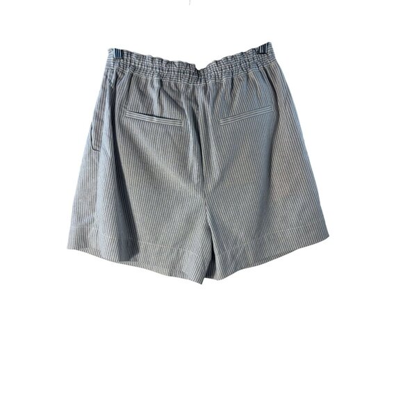 Anthropologie Womens Striped Linen-Blend High-Waisted Shorts S - Picture 2 of 8